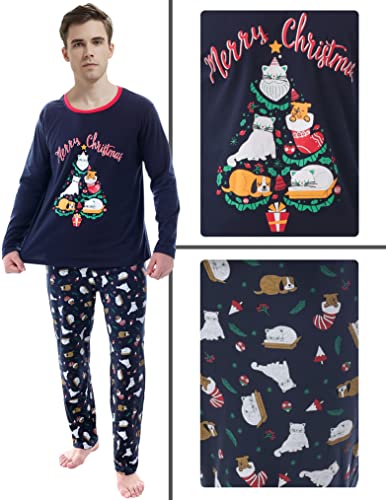 Family Matching Pajama Sets Cute Christmas Tree Sleepwear Snowman Holiday PJS for Couples and Kids4
