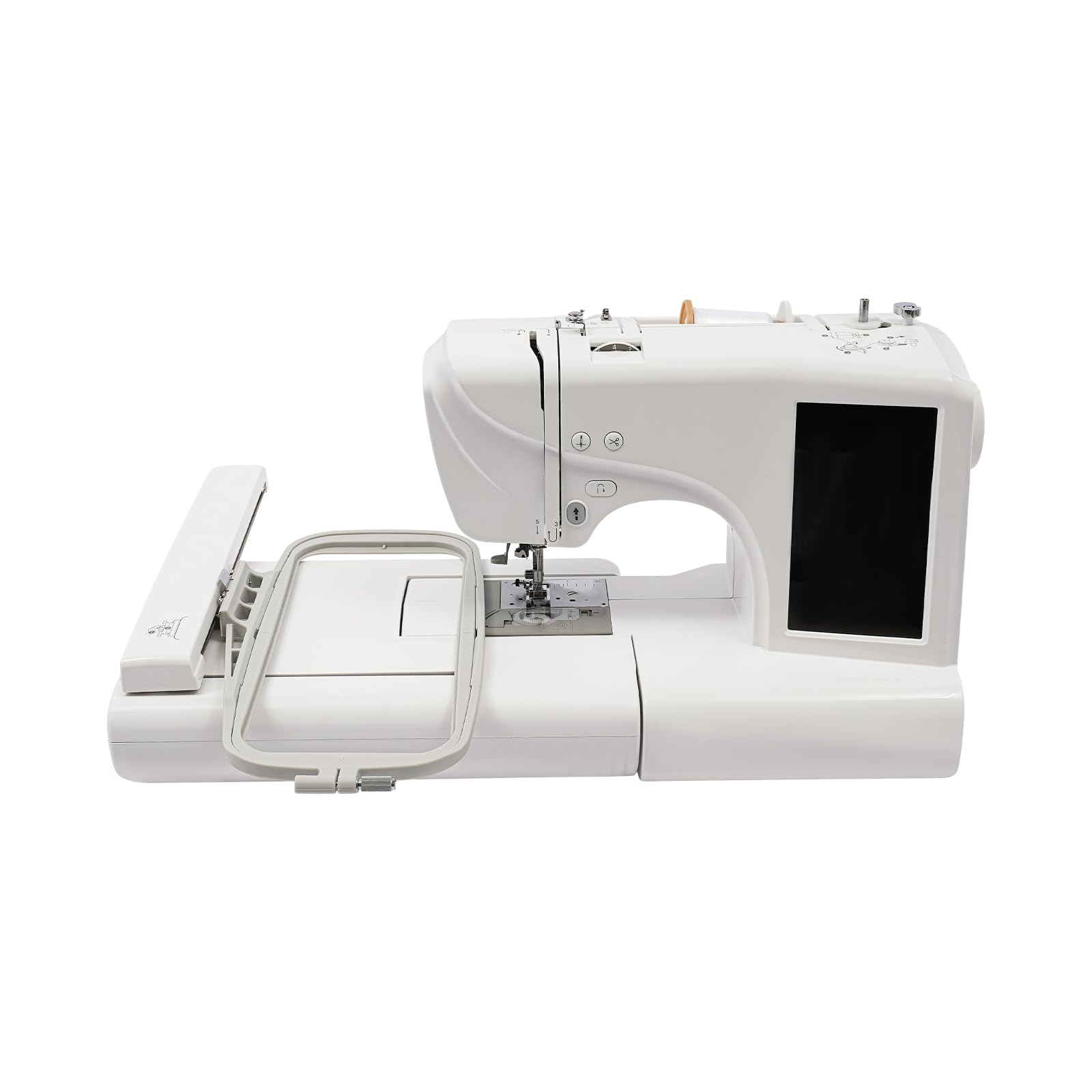 Macchina da cucire automatica con schermo LCD da 7 pollici, 650 giri/min