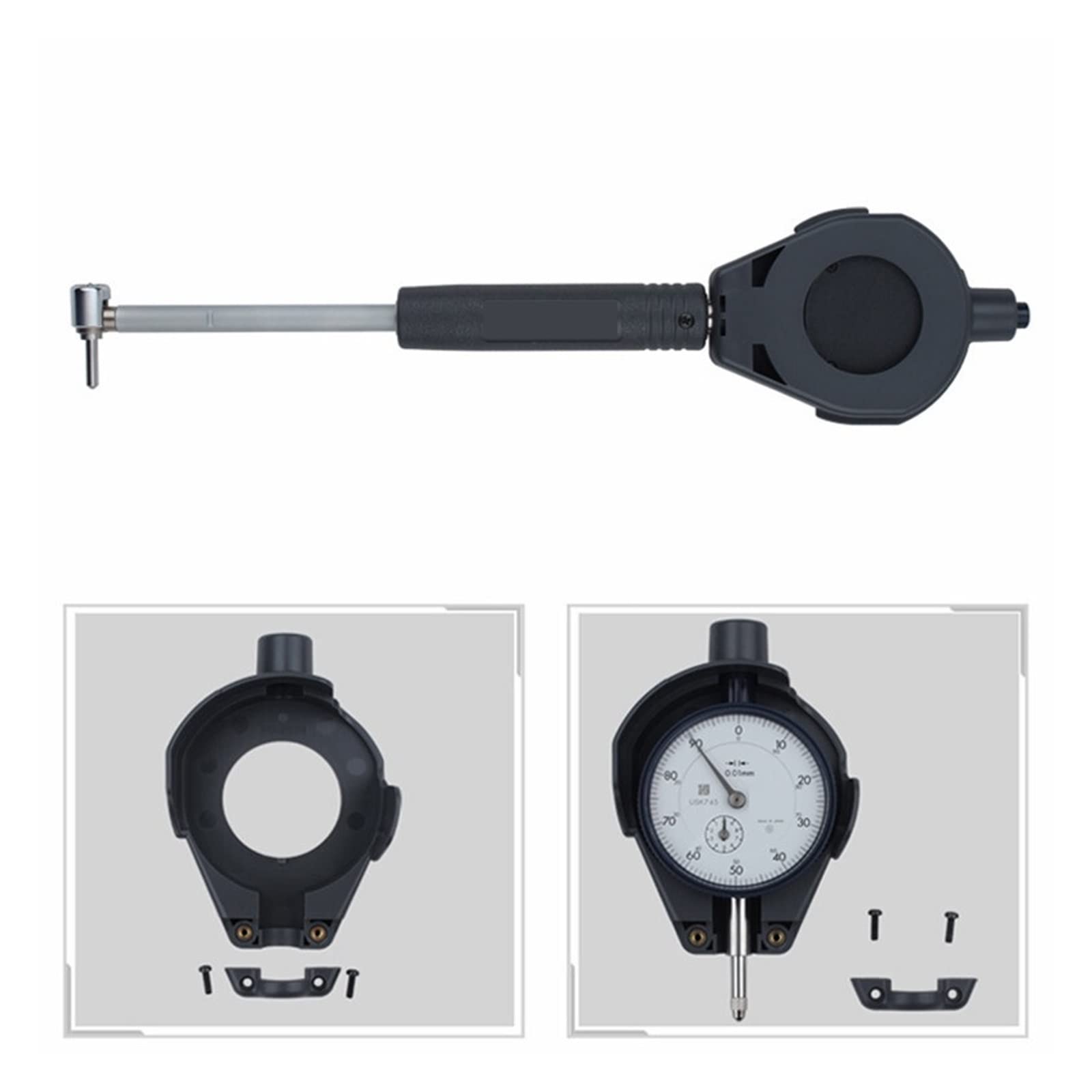 Cyfrowe Narzędzia Pomiarowe Dial Bore Gauge 50-150mm/0.01 z wskaźnikiem zegarowym 2046S mierniki testowe narzędzia pomiarowe