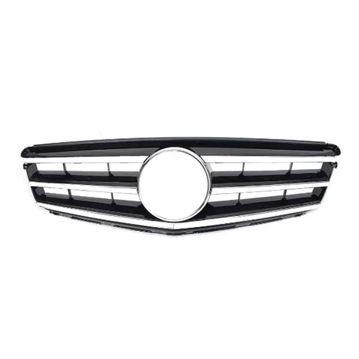 BXQDAM Front grille,Compatible with Mercedes-Benz C-Class W204 C180 C200 C300 C350 2008-2014,Front grille parts,Black