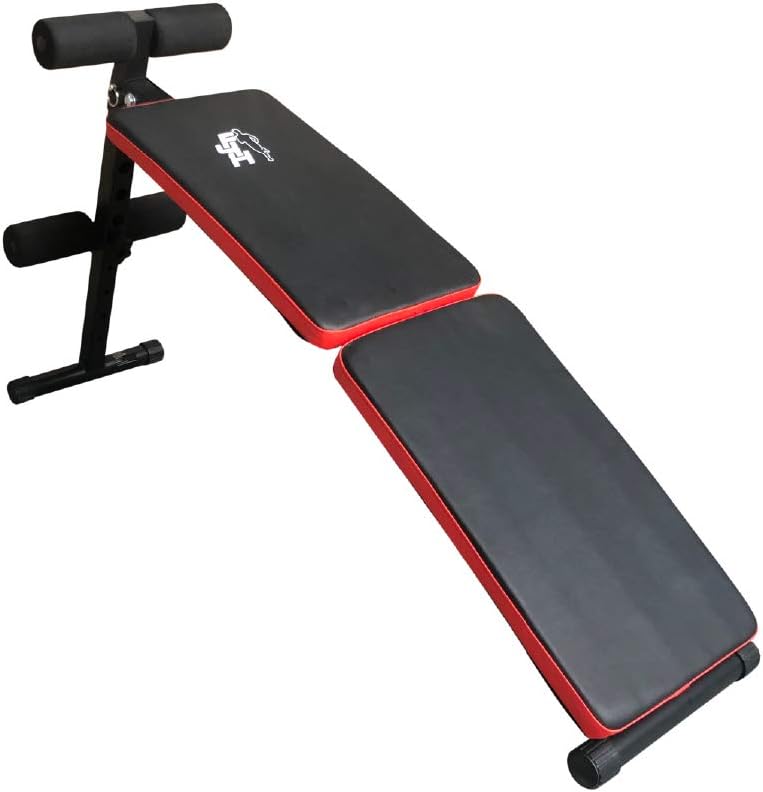 FIT4HOME Foldable Sit up Bench for Core Ab Workout - Abdominal Crunch Exercise Equipment for Home Gym, Fitness Inversion Benches Folding | TF-1109 SUB 53