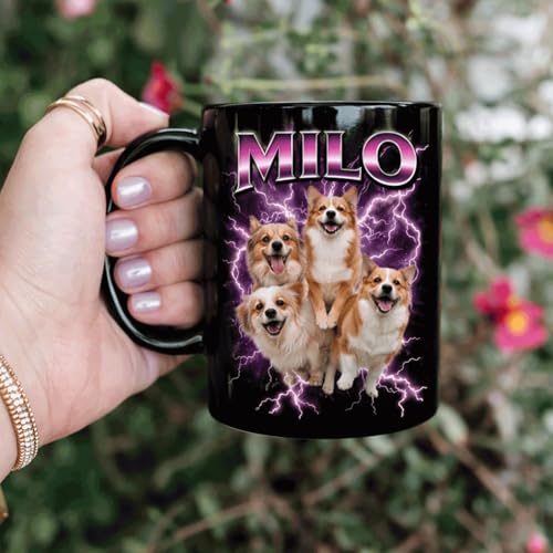 Taza personalizada para perros con foto miniatura 2