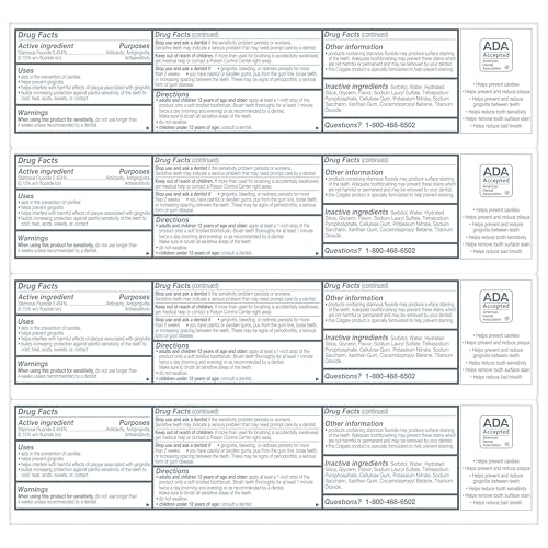 Colgate Total Clean Mint Toothpaste, 10 Benefits, No Trade-Offs, Freshens Breath, Whitens Teeth and Provides Sensitivity Relief, Clean Mint Flavor, 4 Pack, 5.1 Oz Tubes - Image 3