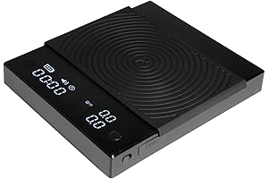 Time More Scale 2.0: Precision Espresso Scale with Real-Time Flow Rate and Timer