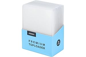 25 Pcs Ultra-Clear Toploaders for Unobstructed Card Display