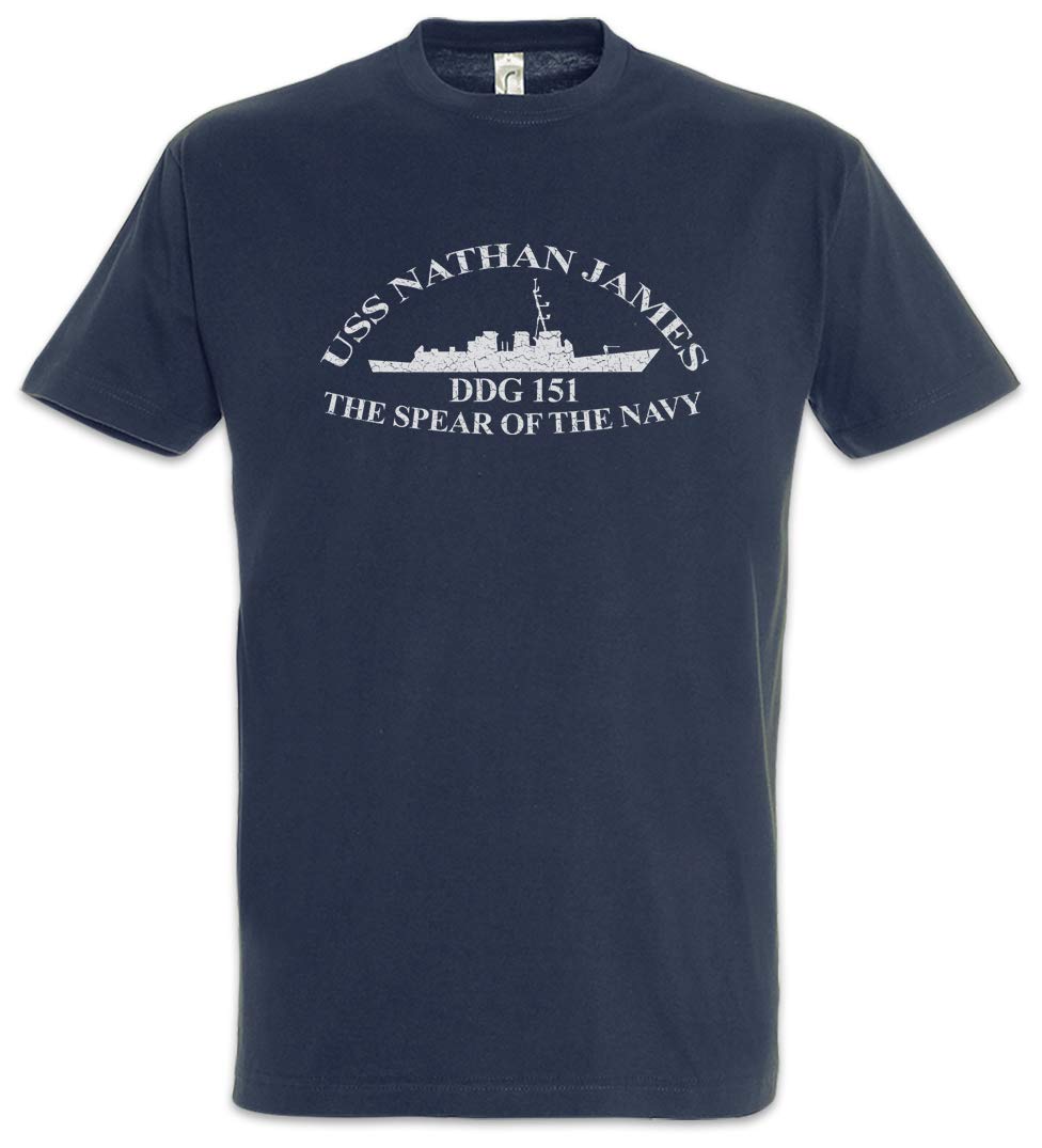 Urban Backwoods Nathan James Men T-Shirt Blue Size M