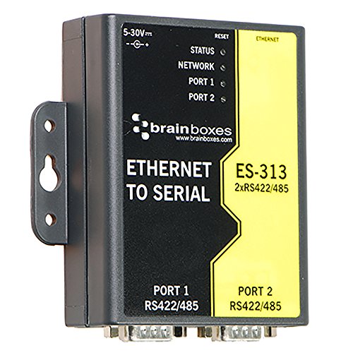 Brainboxes ES-313 2PORT RS422/485 ETHERNET to Serial Device Server 1 MEGABAUD