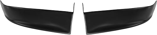 Miniatura 5 de Compatible conrepuesto para borde de parachoques trasero, SP estilo PU protectores de labios traseros spats delantales negros, se adapta a Subaru