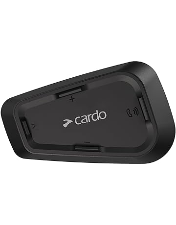Cardo Spirit Motorcycle Bluetooth Communication Headset - Single Pack, Black