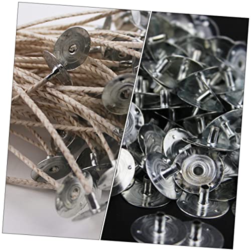 Base metálica para mechas de vela 400 piezas NUOBESTY miniatura 7