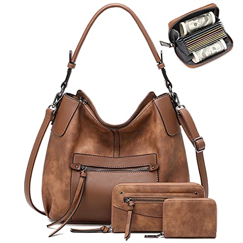 Image of lapsting Hobo Bags for Women Handbags Purse Ladies Boho Shoulder Bag Crossbody Purses Faux Leather