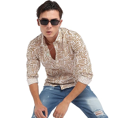 Image of Campus Sutra Men's Regular Fit Shirt