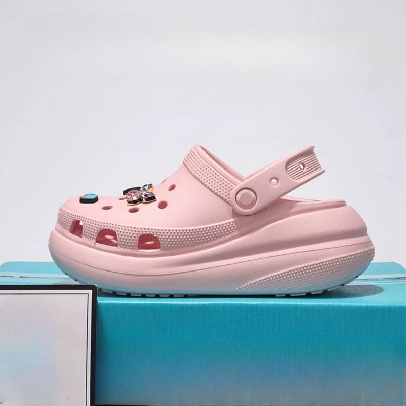 Image of Sliders for Women /Girls Platform Sandals | Lightweight & Stylish Cushioned Rubber Flats Slides | Open Toe Comfortable, Anti-Skid, Waterproof Flip Flops Slipper for Women