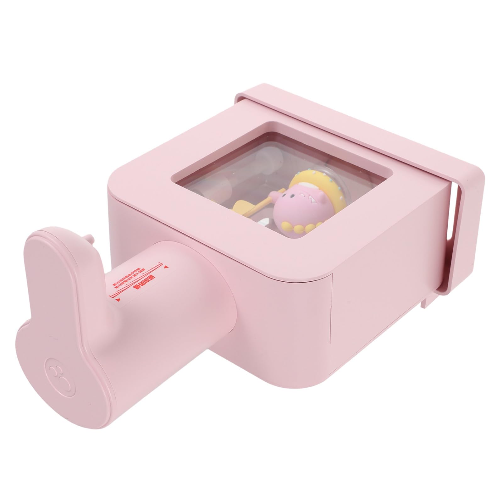 Dispensador de Jabón Automático de Manos sin Contacto, Dispensador Automático de Jabón por Inducción, Recargable, Abs, Rosa, Sensor Infrarrojo, Baño y Aseo