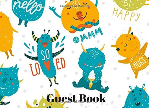 Guest Book: Guest Book13,Baby Shower Guest Book, 8.25" x 6", Classic Guest Book, 100 pages, Professional Binding