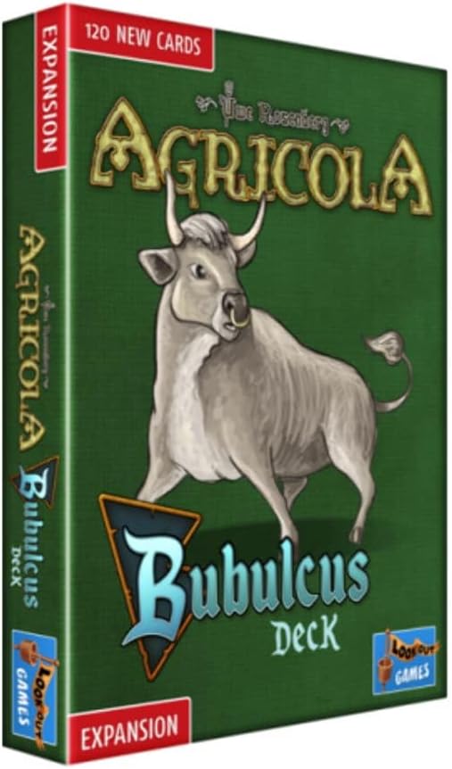Agricola (Revised Edition) Bubulcus Deck EXPANSION | Strategy Game | Farming Game for Adults and Teens | Advanced Board Game | Ages 12+ | 1-4 Players | Avg. Playtime 90 Minutes | Made by Lookout Games