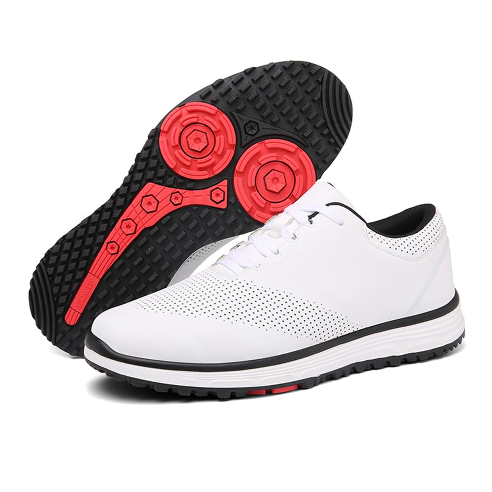 Zapatos de Golf Sin Clavos Transpirables Al Aire Libre para Hombres para Hombres y Mujeres