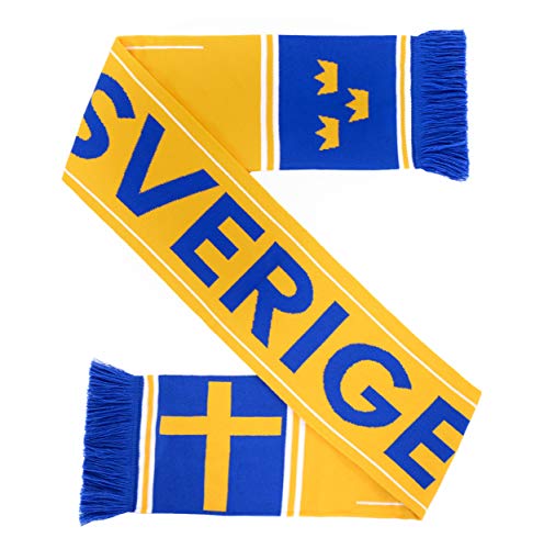 Sciarpa doppia a maglia Sverige Sciarpa di Calcio