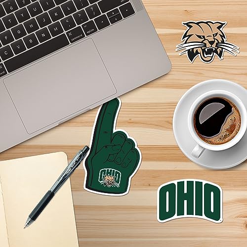 Image of Ohio University 9ct Vinyl Large Deluxe Stickers Variety Pack - Laptop, Water Bottle, Scrapbooking, Tablet, Skateboard, Indoor /Outdoor - Set of 9