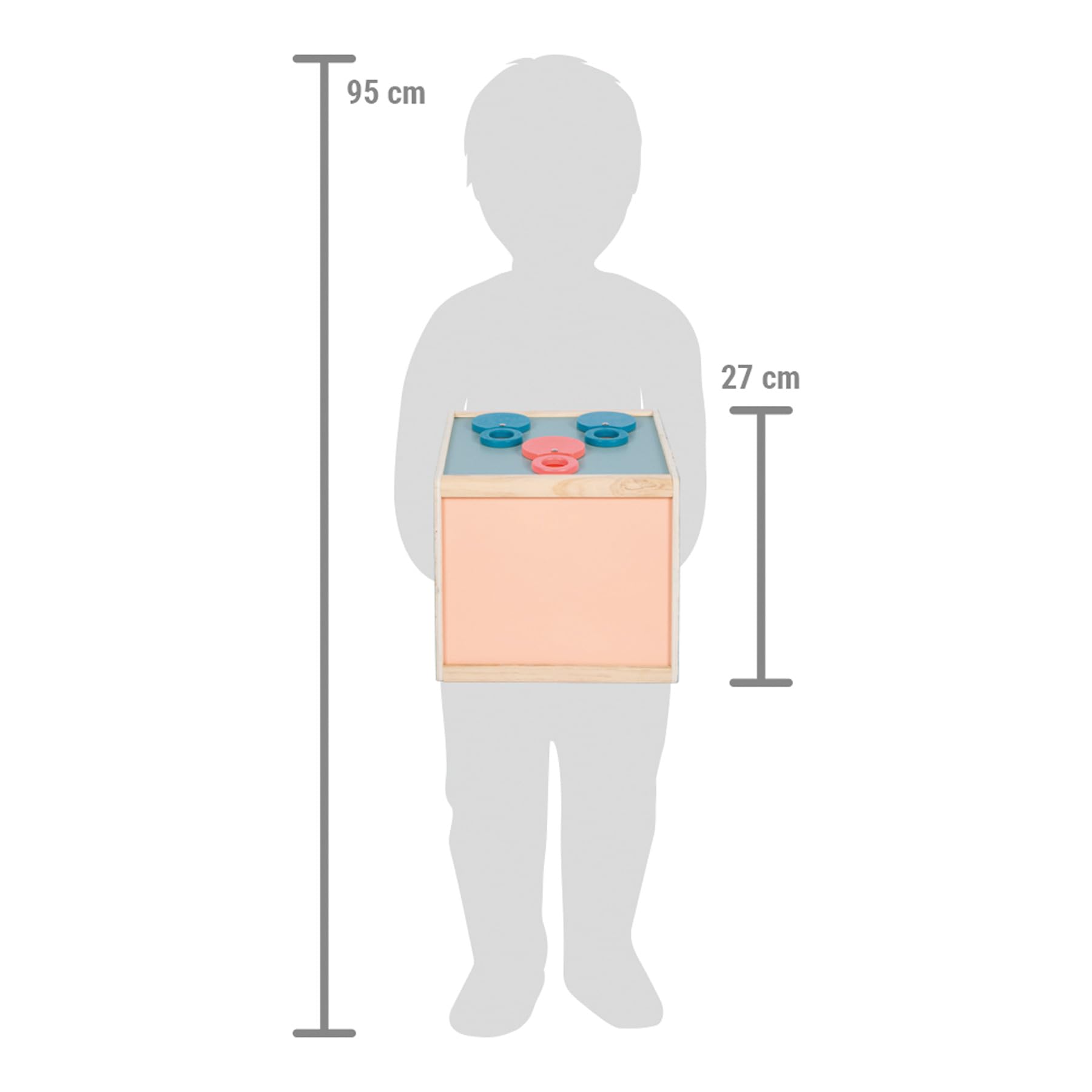 Boîte Tactile Sensory Small Foot Voir Écouter Sentir Toucher Bois 3 Ans