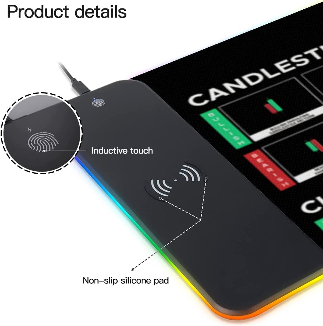 Stock Market Day Trader Led Draadloos Opladen Muismat, Crypto Trader  Investor Muismat Grafiek en Kandelaar Patroon Bureaumat, Omkering  Voortzetting Patronen Grote Gaming Mouse Mat KMH : Amazon.nl: Elektronica