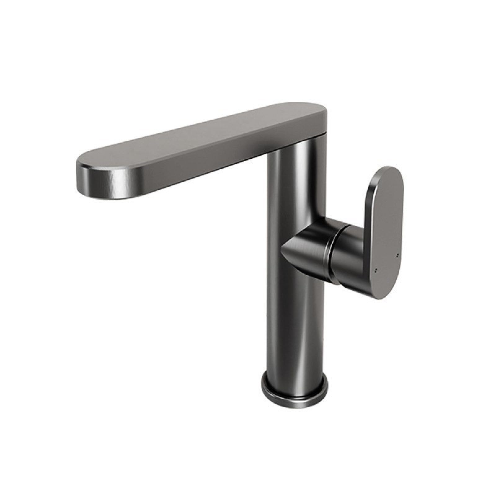 Fanjubei Gunmetal Gray Hot And Cold Version Rotates 360° Aluminum Alloy Hot And Cold Basin Faucet, Gunmetal Gray Hot And Cold Version 360° Rotation