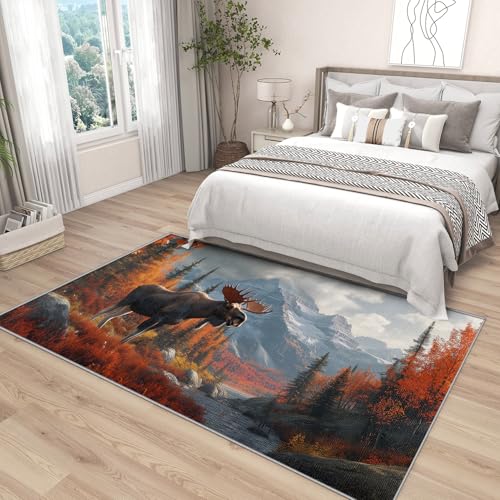 Tapete Moose rectangular 3x4  soft antideslizante lavable miniatura 5