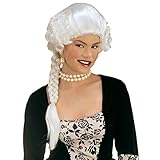 für Damen NET TOYS Weisse Damen Barock Perücke Rokoko Josephine Barockperücke Rokokoperücke