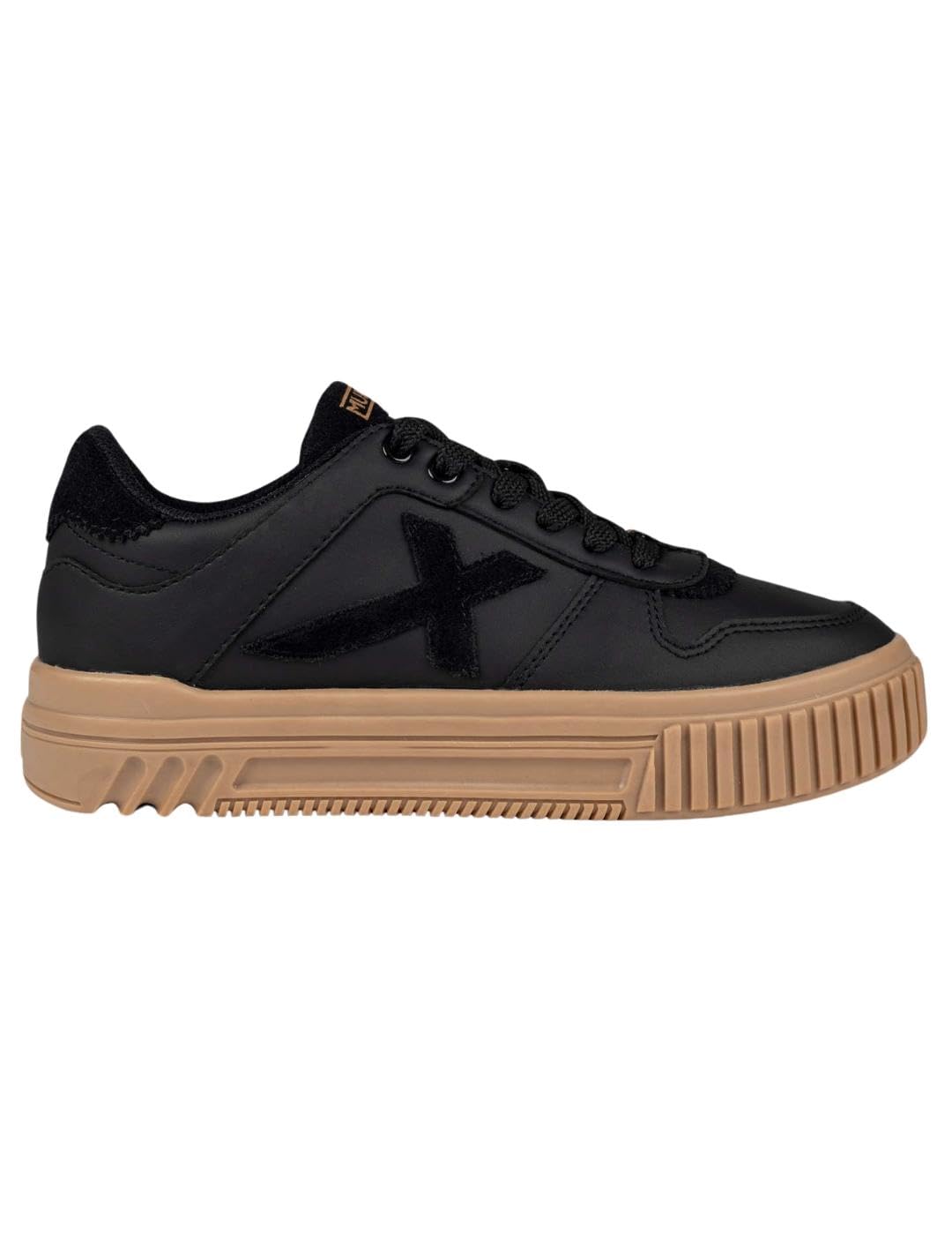 Munich Unisex Mina Sneaker, Black/White, 4 UK