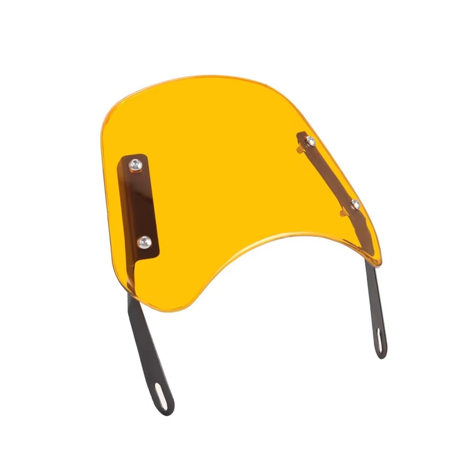 déflecteur Moto pour CG125 Couvercle De Protection pour Pare-Brise Avant Moto Rétro Modifié(Jaune)
