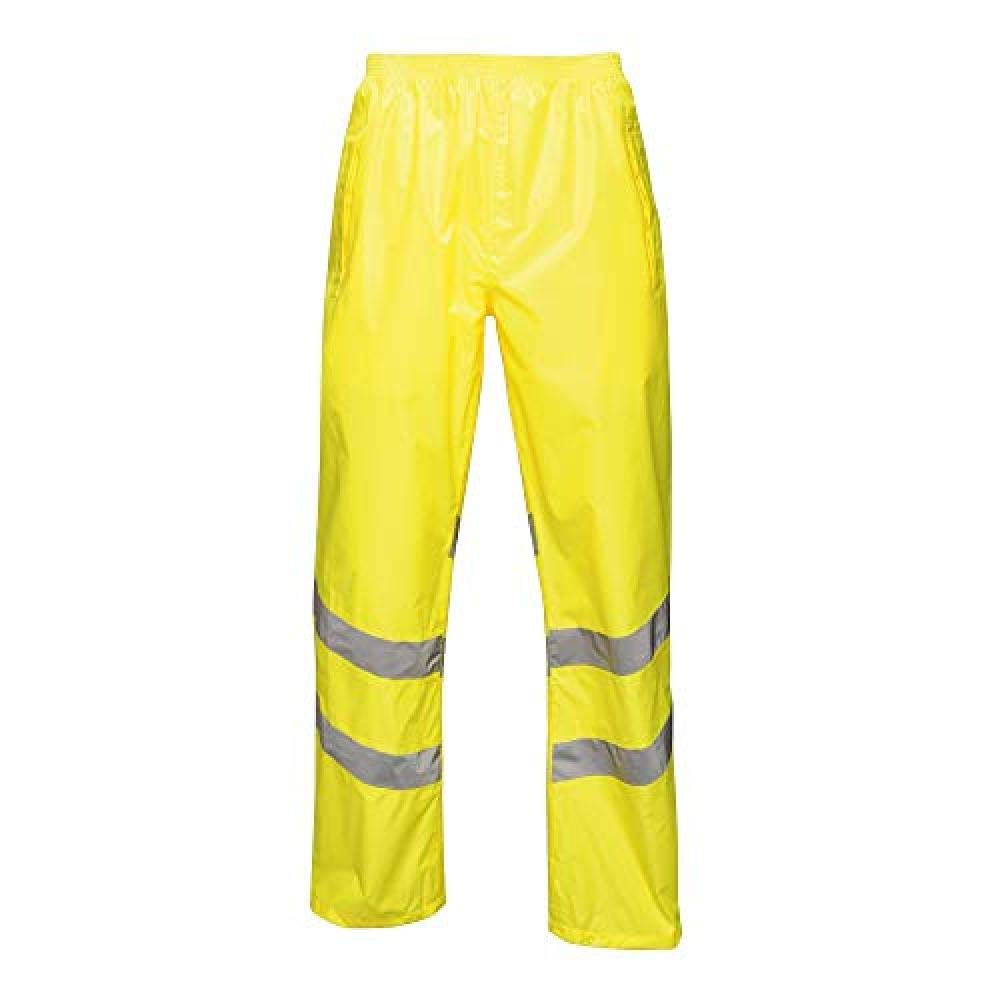 Regatta Professional Hi-Vs Pro Packaway Trousers - Yellow Xl Regular