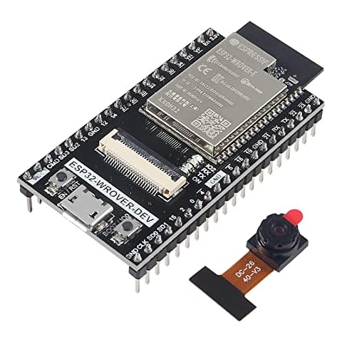 Dealikee ESP32 ESP32-WROVER Dev Board with Camera Wi-Fi Bluetooth Module Cover