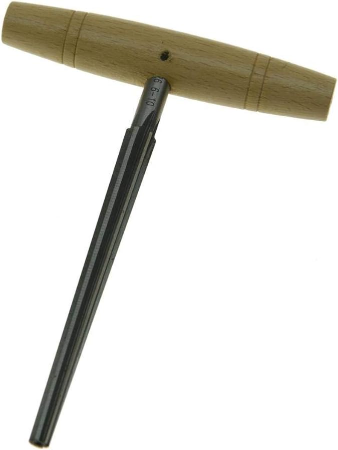 KAISH Violin Viola Peg Hole Reamer for 3/4 4/4 Violin 1:26 Taper with Wood Handle Violin Luthier Tool