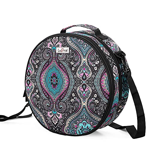 Sac de broderie rond LoDrid double couche pour point de croix