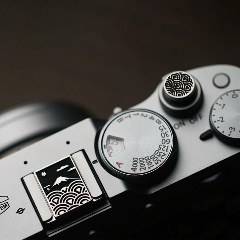 DBZZ Camera hot Shoe Cover for Fuji x100vi/ x100f/ xt5 (YH hot Shoe Cover and Botton)