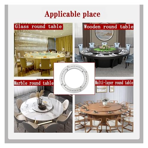Roulement base table en alliage d'aluminium robuste de 600mm - 8