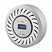 Price comparison product image CO Detector Carbon Monoxide Alarm, Electrochemical Sensor CO Alarm, Lithium Rechargeable Battery CO Gas Tester, USB Plug in CO Monitor with OLED Digital Display for Home/Garage/Caravan (Silver Gray)