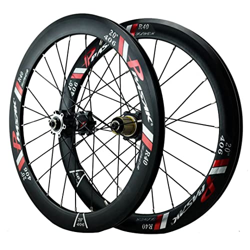 20"406自転車ホイール22" 451 1-3 / 8"ディスクブレーキアロイ40MMオープンハブ9MMQR100 / 135リム (451黒)