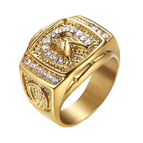 [JUNENTER] �����Y �X�e�����X�X�`�[�� ���B���e�[�W �q�b�v�z�b�v �p���N �A�C�X�A�E�g �p���F CZ �z�[�X�����O �S�[���h �T�C�Y 9(Gold,10)