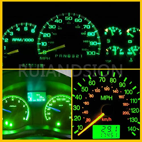 Ruiandsion BA7s 3898 LED Bulb 12V Verde Pack 10 miniatura 6