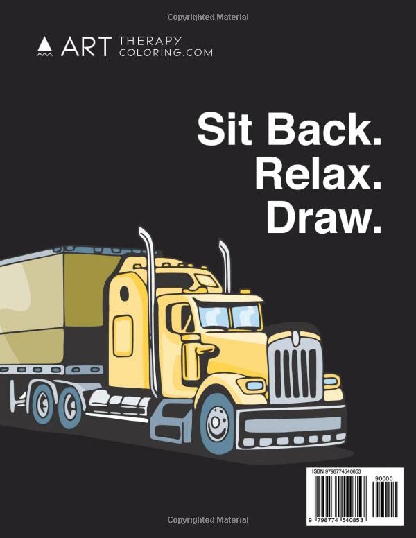 Sketchbook For Boys Ages 4-8: Truck Cover: Large Sketch Pad For Creative Kids, 8.5 x 11 Blank Paper For Drawing, Coloring, Sketching, Doodling, ... Premium White Pages For Learning How to Draw image 3
