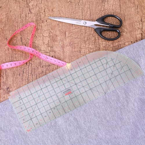 Thinp 553977_1US Hot Hem Ruler For Sewing, 12 Inch Heat Resistant Sewing Ruler Hot Ironing Ruler Quilting Rulers Sewing Tools thumb #5