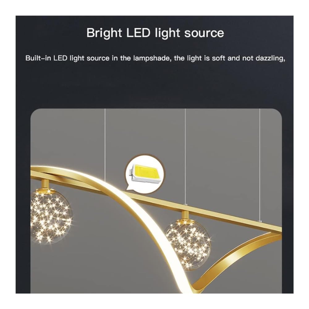 Nowoczesna geometryczna lampa wisząca LED 30 W z kloszem ze szkła gipsowego i prostą konstrukcją metalową, idealna do jadalni, wyspy kuchennej lub biura (kolor