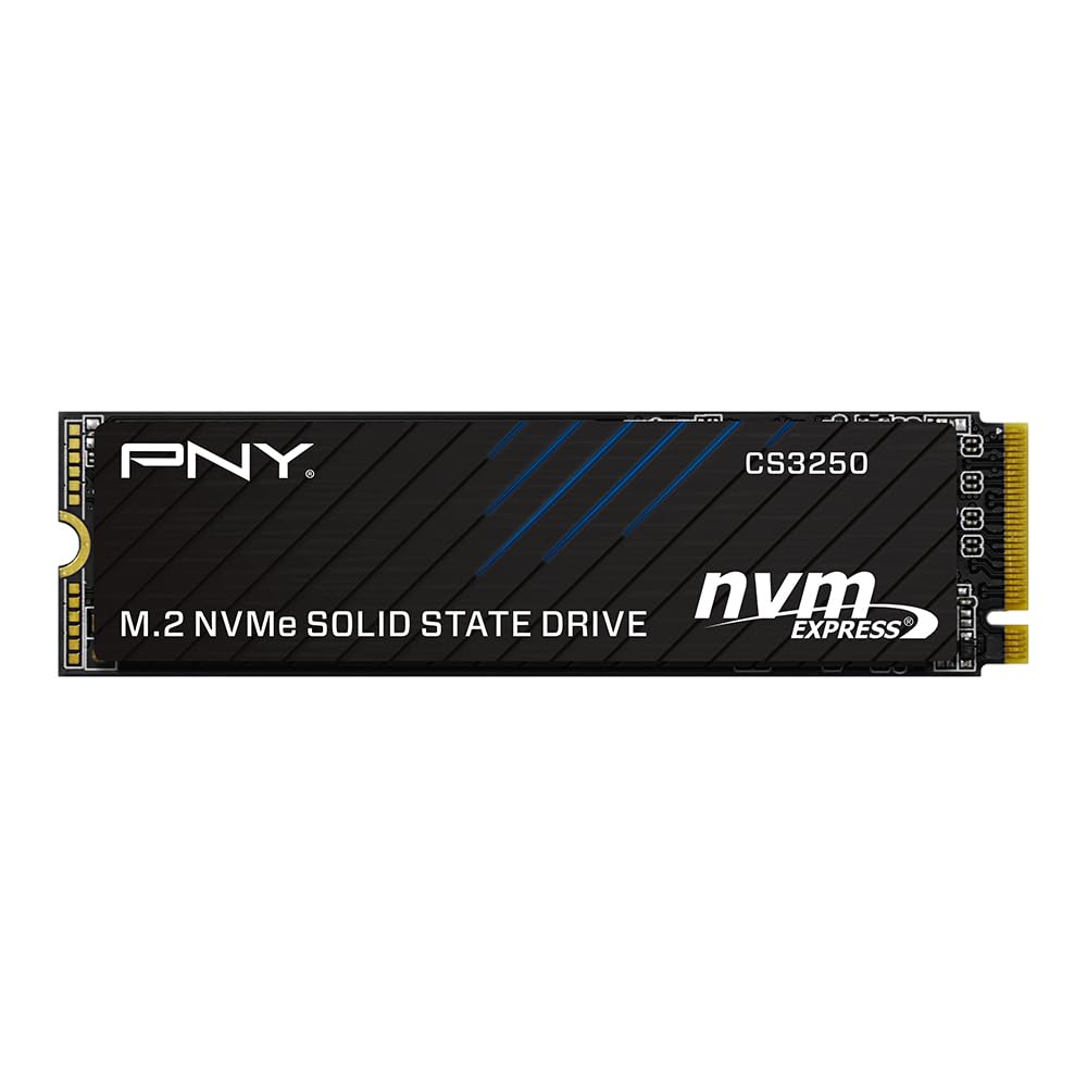PNY CS3250 2TB Gen5 SSD PCIe NVMe M.2 2280 – Up to 14,900MB/s - AI Application Ready, Ideal for Gaming, Photo/Video Editing, Demanding Workstations - Internal Solid-State Drive M280CS3250-2TB-TB
