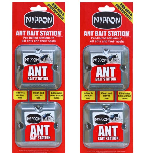 2 x Nippon Ant Bait Station Twin - nippon ant killer Ant Bait Station...