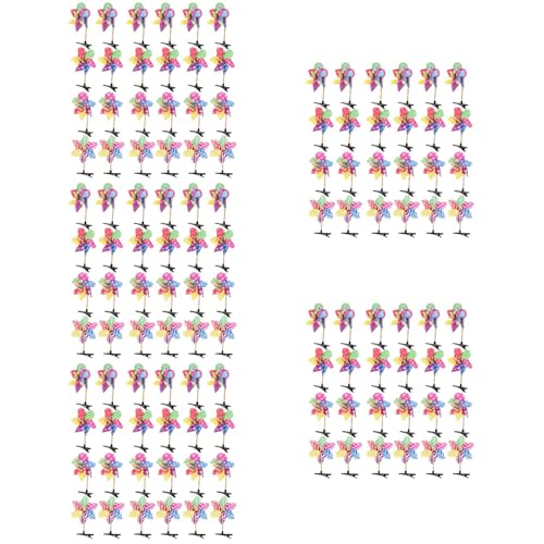 Beavorty 120 pcs Windmill Metal Hair Clips for Women - Summer No Slip Hair Barrettes, Fancy Toddler Hair Pins