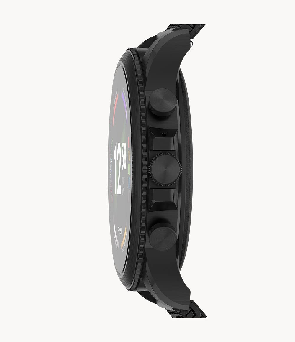 Fossil Herren Touchscreen Smartwatch 6. Generation mit Lautsprecher, Alexa Built-in, Herzfrequenz, NFC und Smartphone Benachrichtigungen