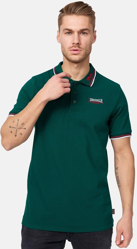 Lonsdale Lion Polo Hombre (Pack de 1)