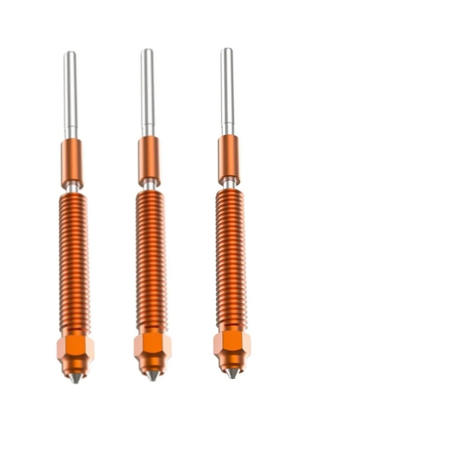 Düsenset, kompatibel mit Creality, K2 Plus | Einzelnes Düsenset für K2P mit Schnellwechselstruktur zum Düsenwechsel am 3D-Drucker(3PCS-0.4MM)