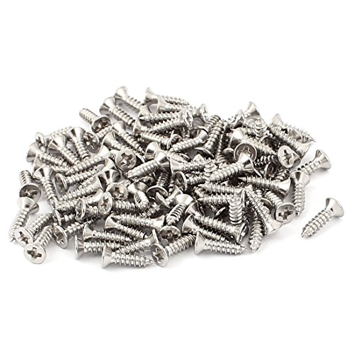Tornillos autorroscantes acero inoxidable 3x12 mm 100 unidades miniatura 1